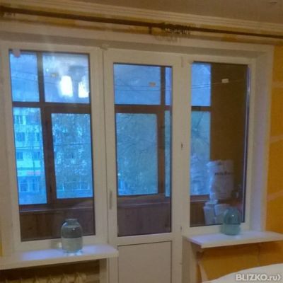 Балконный блок "Чебурашка" - профиль rehau sib dizine 3-х ка.