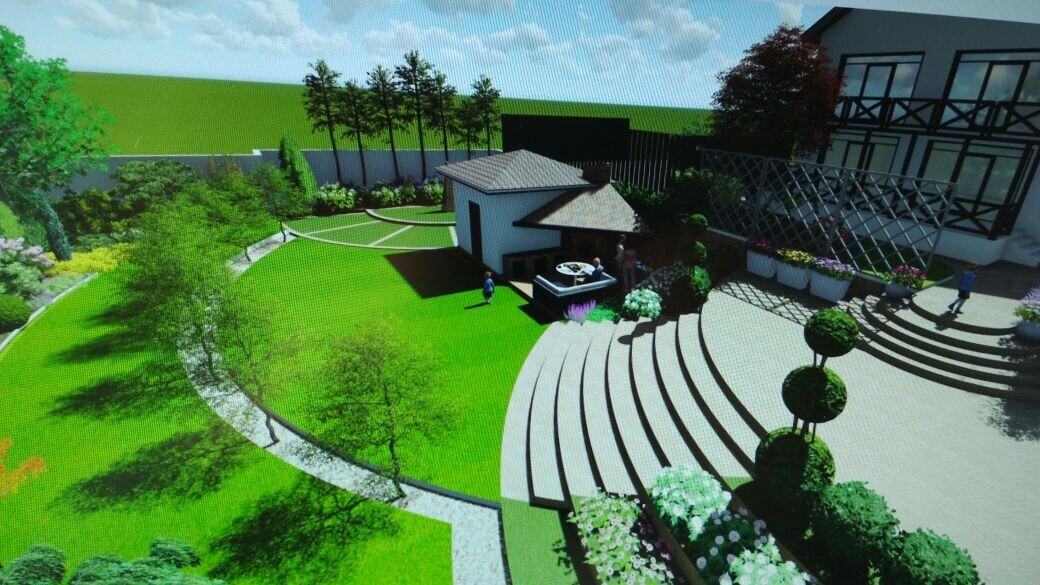 Ландшафтный дизайн с планировкой сада в Краснодаре - BLIZKO