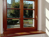 Окно деревянное одностворчатое по РосСтандарту
