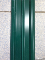 Штакетник металлический RAL, 100 мм,цвет: зеленый (на выбор)