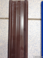 Штакетник металлический RAL, 69 мм,цвет: коричневый (на выбор)