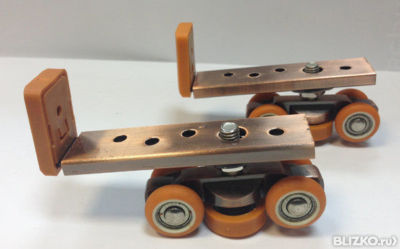 Ролики для раздвижных дверей до 100 кг. Loid 2023