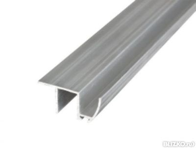 Алюминиевая направляющая, нижняя, 1 метр