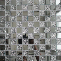 Зеркальная мозаика Silver Crystal 50 300мм x 300мм (Доставка из Белгорода)