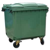 Мусорный контейнер 1100 литров для сбора промышленных отходов