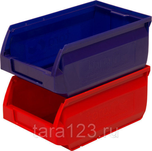 Пластиковый ящик для стеллажей 170x105x75 мм арт.5001
