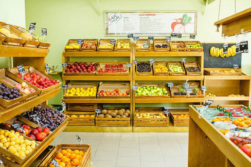 Комплексное оснащение магазина овощей и фруктов