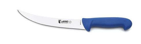 Нож разделочный изогнутый 21 см,1508P3 P3 JERO синяя рукоять
