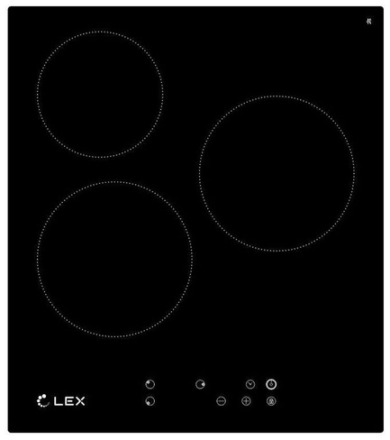 Электрическая варочная поверхность Lex EVH 430 BL, 45 см