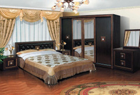 Спальня Богемия с 4 дверным шкафом Венге матовый ЭдРуМ