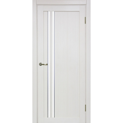 Межкомнатная дверь Турин 525АПС Молдинг SC Белый остекление мателюкс