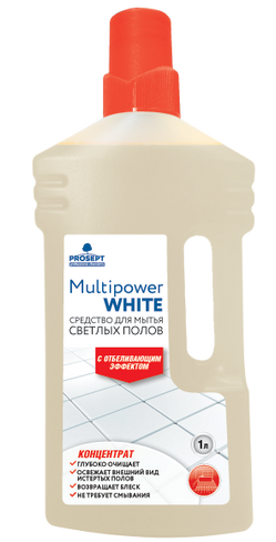 Средство для мытья светлых полов Multipower White 1 л