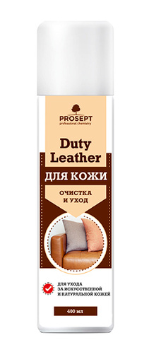 Средство для изделий из кожи, очистка и уход Duty Leather, 400 мл, аэрозоль
