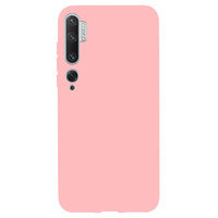 Чехол-накладка для Xiaomi Mi Note 10, 0.3мм розовый силикон