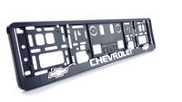 Рамка Номера "Chevrolet" С Защелкой Хром