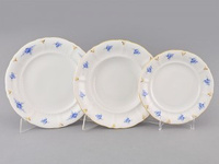 Набор тарелок на 6 персон 18 предметов, Соната 07160119-0009, Leander