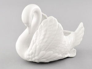 Лебедь конфетница Белый фарфор, Соната 20118426-0000, Leander