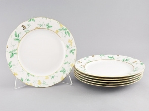 Набор тарелок обеденных 25 см на 6 персон, Мэри Энн 03160115-1381, Leander