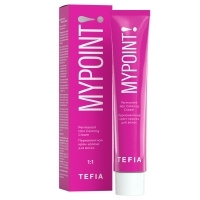 Tefia MyPoint - Крем-краска для волос перманентная, 7.61 блондин махагоново-пепельный, 60 мл