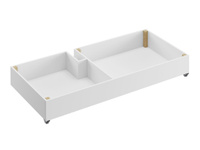 Ящик для белья для дивана Аккордеон Белый, 120х200 см