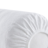 Чехол защитный для подушки из хлопкового мольтона длина: 160 см белый