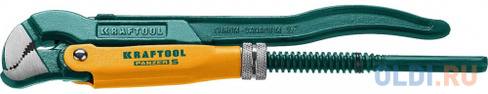 KRAFTOOL PANZER-S, №0, 1/2?, 240 мм, трубный ключ с изогнутыми губками (2733-05)