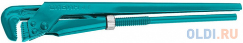 СИБИН №2, 1.5?, 445 мм, трубный ключ с прямыми губками (2730-2)