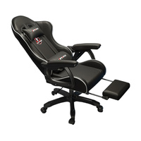 Игровое кресло Yipinhui DJ-06 eSports, 2 Gen, сталь, подставка для ног, черный