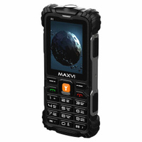 Телефон MAXVI R1, 2 SIM, черный
