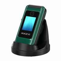 Телефон MAXVI E8, 2 SIM, зелeный Maxvi