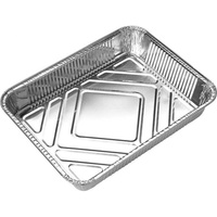 Форма для выпечки Mallony LAMINA размер 225x177x45 см из алюминиевой фольги, прямоугольная, одноразовая 006046