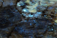 Гранит Labrodarite Madagaskar Blue slabs 30 mm