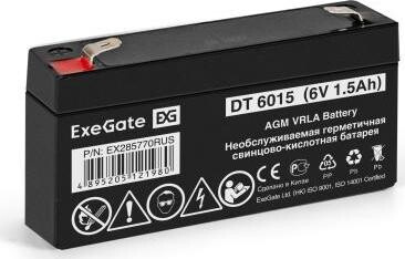 Аккумулятор Exegate DT 6015