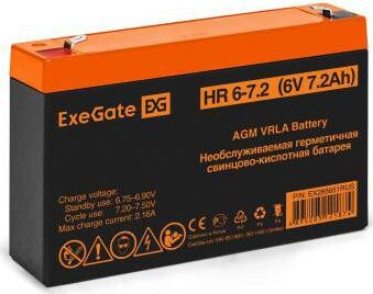 Аккумулятор Exegate HR 6-7.2