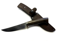 Кухонный Филейный нож малый кованая 95Х18, рукоять венге Мастерская Семина