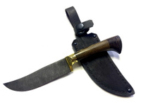 Нож Пчак Узбекский малый, дамасская сталь, рукоять венге Мастерская Семина