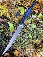 Складной филейный нож Лаврак, сталь AUS 8, рукоять G-10 Reptilian