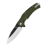 Складной нож QSP QS121-B Snipe, сталь D2, зеленая рукоять G10