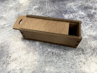 Подарочная коробка - пенал для складного ножа (темный) Фабрика деревянных футляров