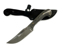 Нож Пчак Узбекский, цельнометаллический, Bohler N690, микарта Ворсменский нож