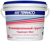 TERRACO Террагрунт Maxi универсальный грунт глубокого проникновения (5кг)