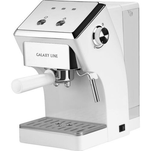 Кофеварка GALAXY LINE GL 0756, рожковая, белый [гл0756лбел]