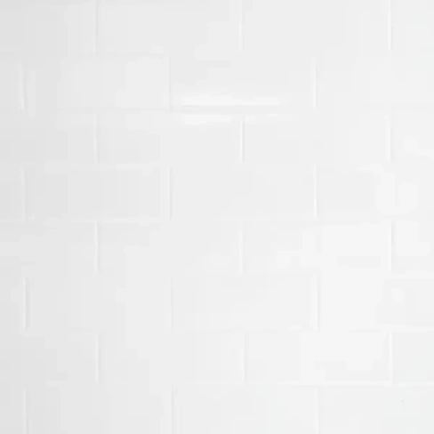 Стеновая панель Компакт брик 240x0.4x60 см HPL-пластик цвет белый Без бренда