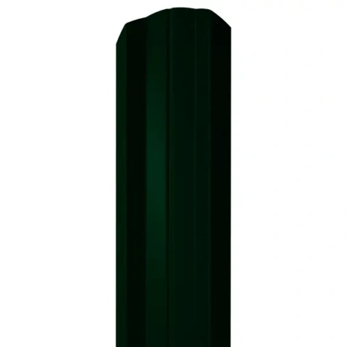 Штакетник металлический М-Ф-А 0.45 мм 1.8 м зеленый мох Без бренда None