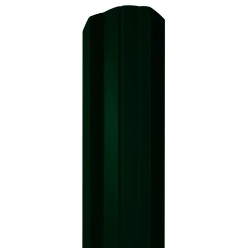 Штакетник металлический М-Ф-А 0.45 мм 2 м зеленый мох Без бренда None