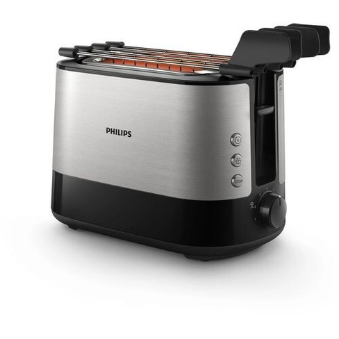 Тостер Philips HD2639/90, черный/серебристый