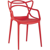 Обеденный стул для кухни Стул Груп masters, пластик красный