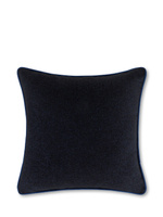 Подушка из ткани с эффектом твида «елочка» 45х45 см Coincasa, темно-синий