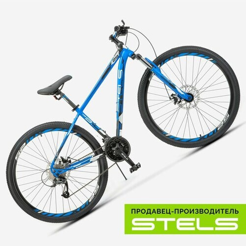 Велосипед горный Navigator-910 MD 29" V010, Синий-чёрный, рама 16.5" STELS