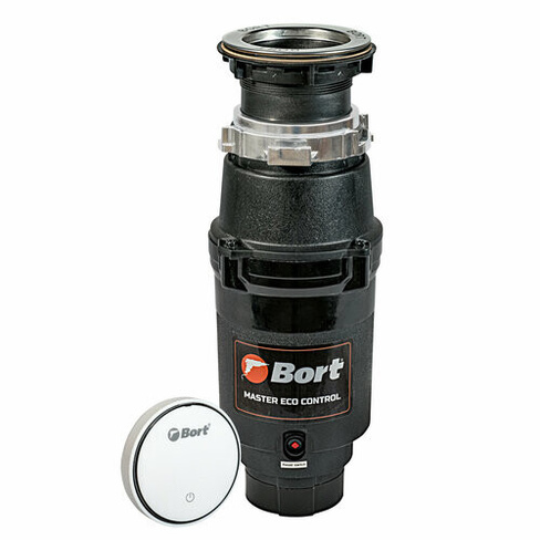 Измельчитель пищевых отходов Bort MASTER ECO Control диспоузер для раковины - Объем камеры 1,05 л - Производительность 3